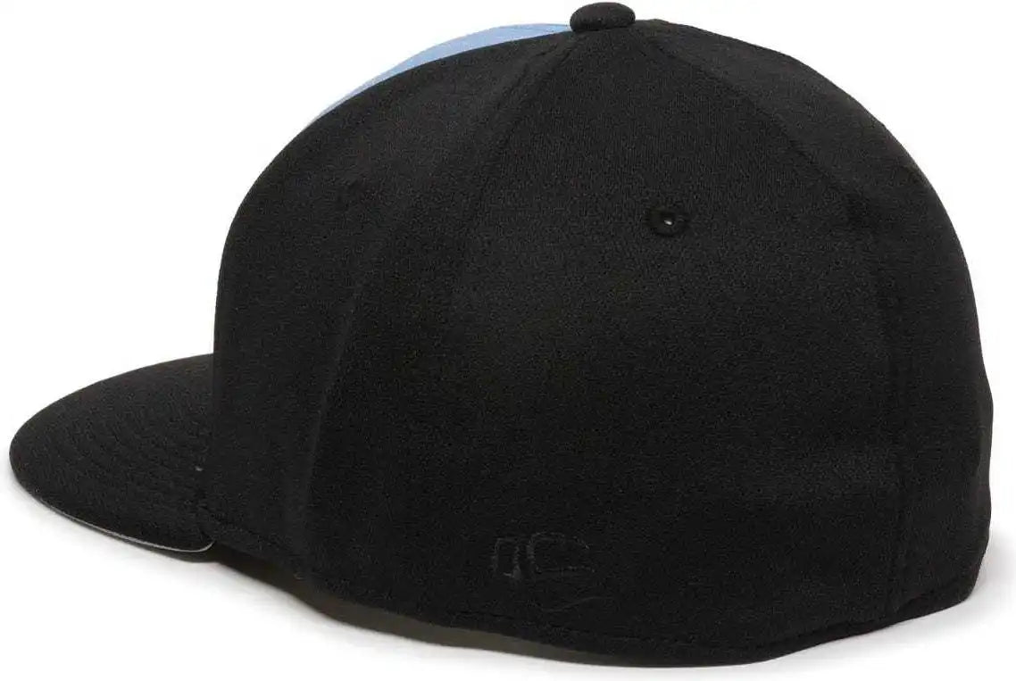 Oc Sports Tgs1930x Proflex Bamboo Charcoal Flat Visor Cap - Columbia Blue Black