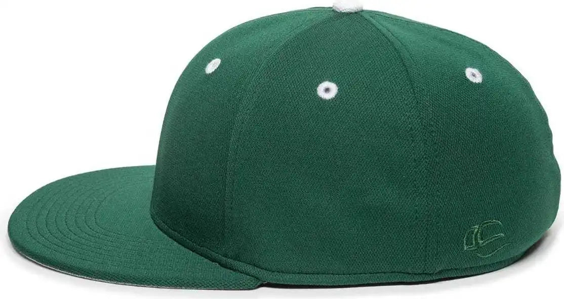 Oc Sports Tgs1930x Proflex Bamboo Charcoal Flat Visor Cap - Dark Green White