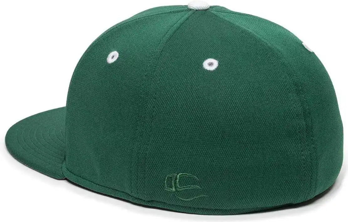 Oc Sports Tgs1930x Proflex Bamboo Charcoal Flat Visor Cap - Dark Green White
