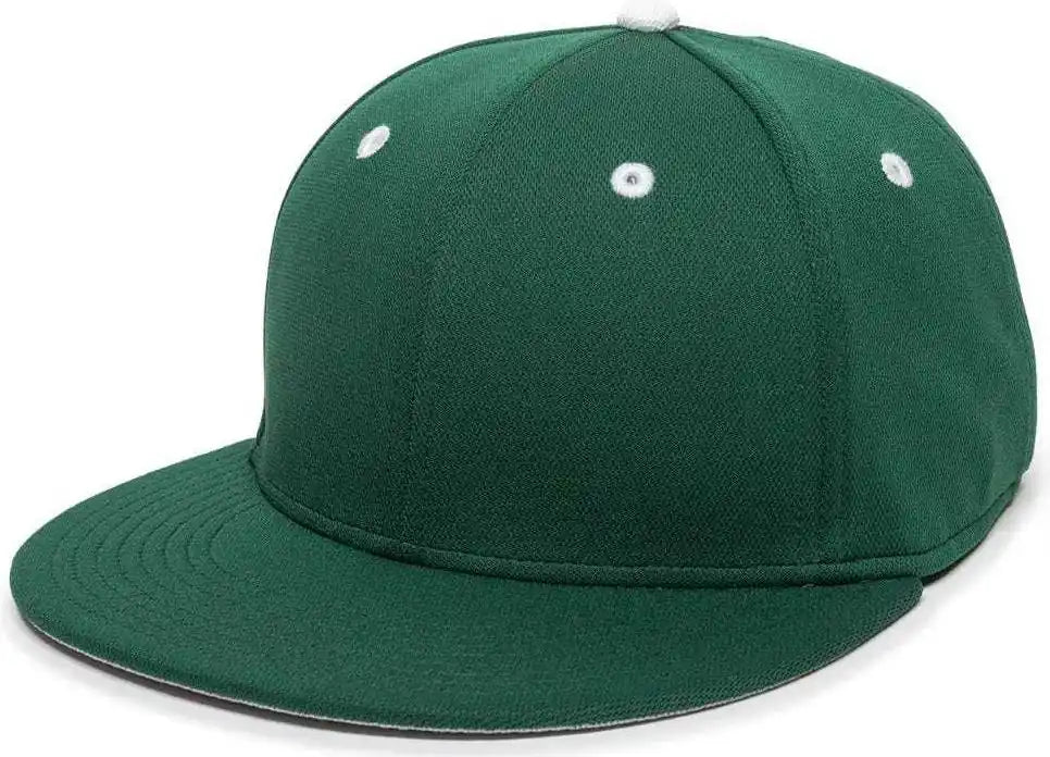 Oc Sports Tgs1930x Proflex Bamboo Charcoal Flat Visor Cap - Dark Green White