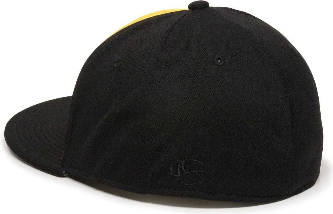 Oc Sports Tgs1930x Proflex Bamboo Charcoal Flat Visor Cap - Gold Black