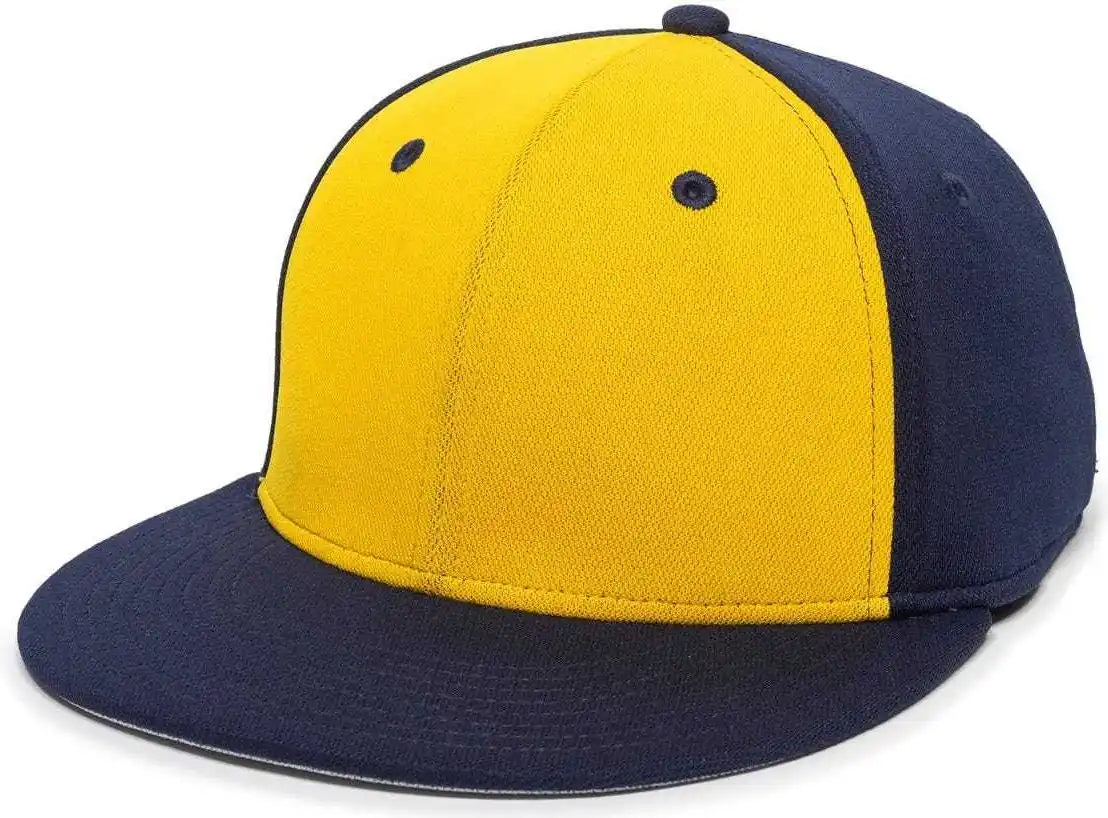 Oc Sports Tgs1930x Proflex Bamboo Charcoal Flat Visor Cap - Gold Navy