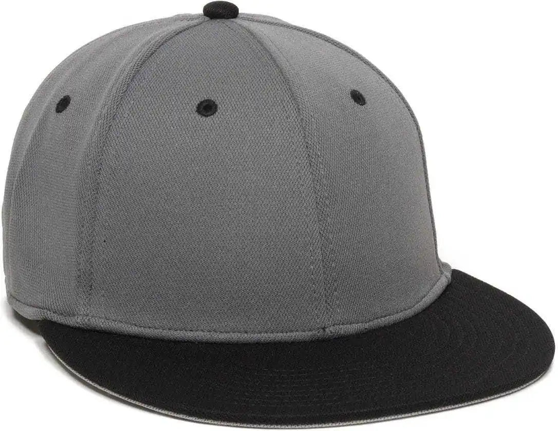 Oc Sports Tgs1930x Proflex Bamboo Charcoal Flat Visor Cap - Grap Black - Dark Gray / 6 3/8’’ - 3/4’’