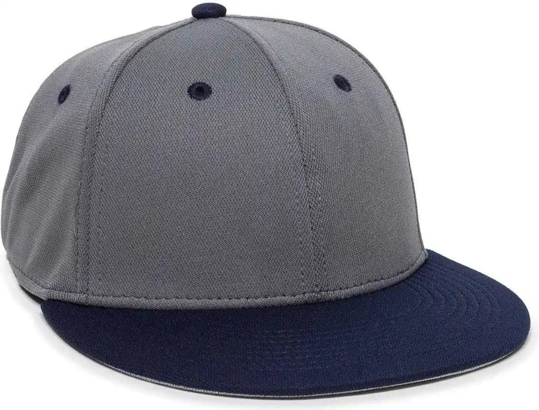 Oc Sports Tgs1930x Proflex Bamboo Charcoal Flat Visor Cap - Grap Navy - Dark Gray / 6 3/8’’ - 3/4’’