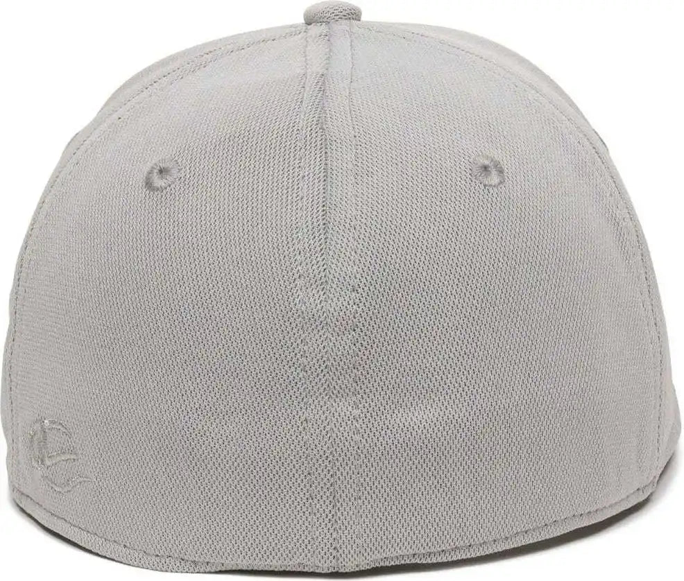 Oc Sports Tgs1930x Proflex Bamboo Charcoal Flat Visor Cap - Light Gray - 6 3/8’’ - 3/4’’