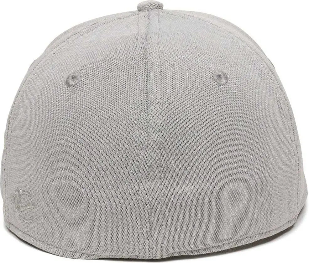 Oc Sports Tgs1930x Proflex Bamboo Charcoal Flat Visor Cap - Light Gray - 6 3/8’’ - 3/4’’