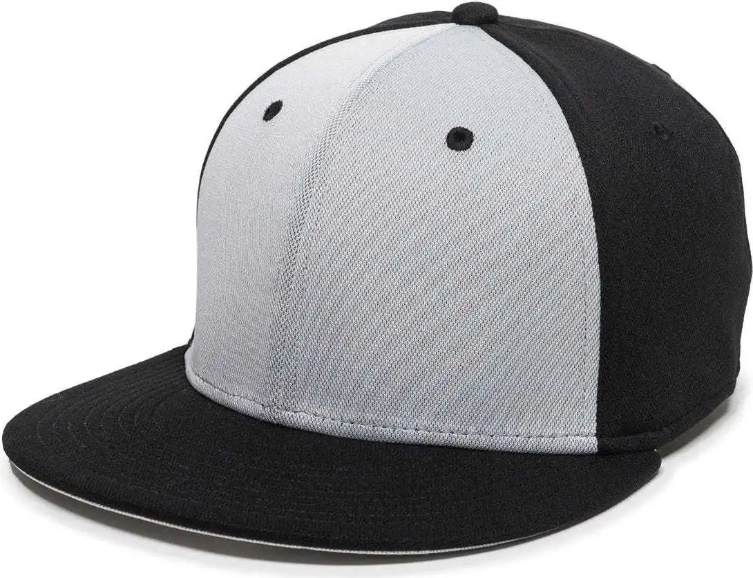 Oc Sports Tgs1930x Proflex Bamboo Charcoal Flat Visor Cap - Lt Gray Bk