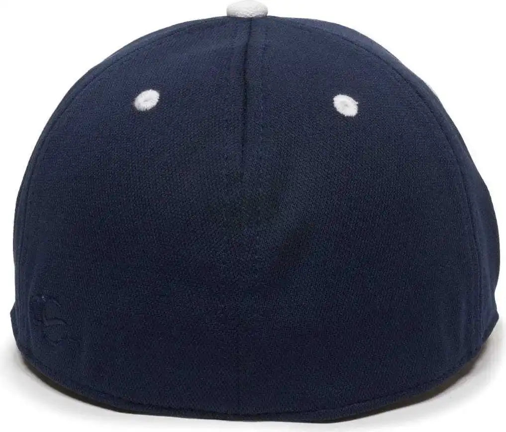 Oc Sports Tgs1930x Proflex Bamboo Charcoal Flat Visor Cap - Navy White - 6 3/8’’ - 3/4’’