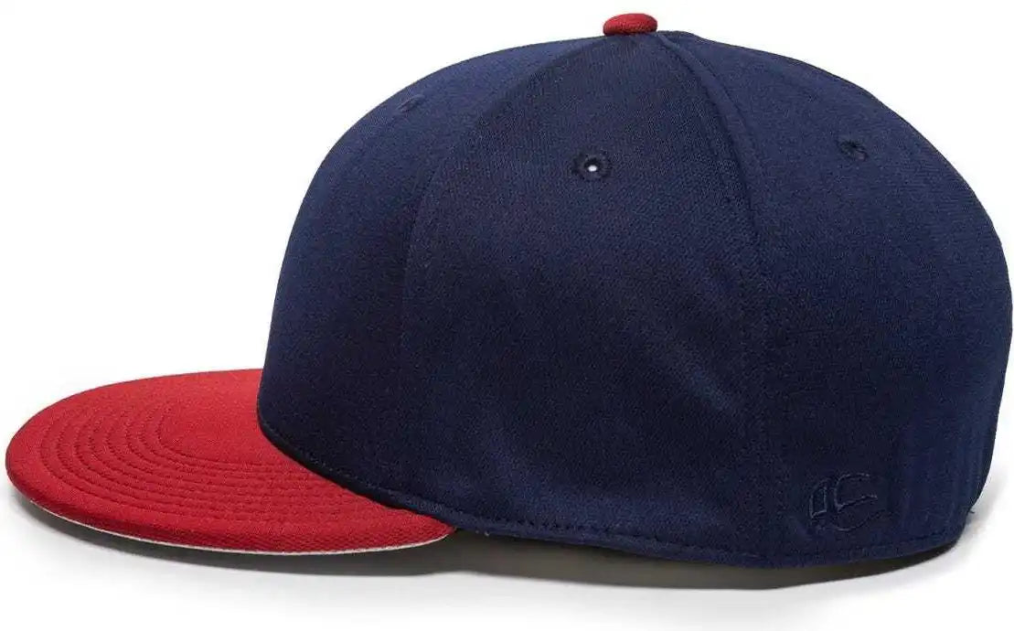 Oc Sports Tgs1930x Proflex Bamboo Charcoal Flat Visor Cap - Navy Red