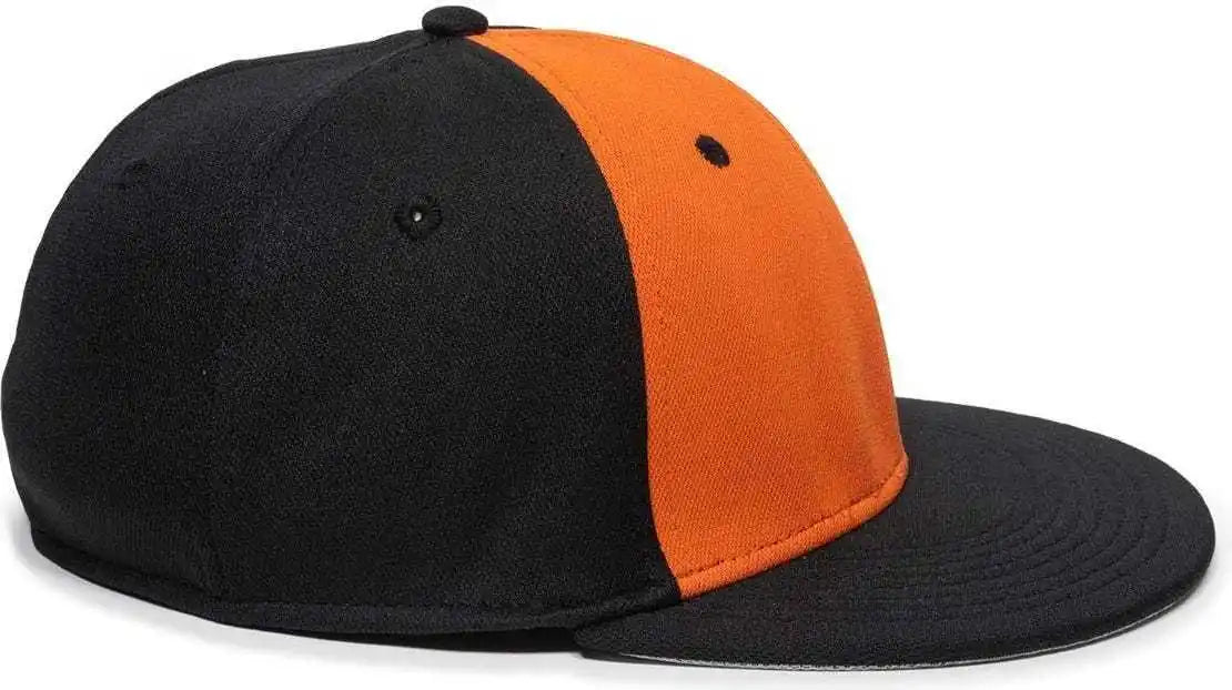 Oc Sports Tgs1930x Proflex Bamboo Charcoal Flat Visor Cap - Orange Bk