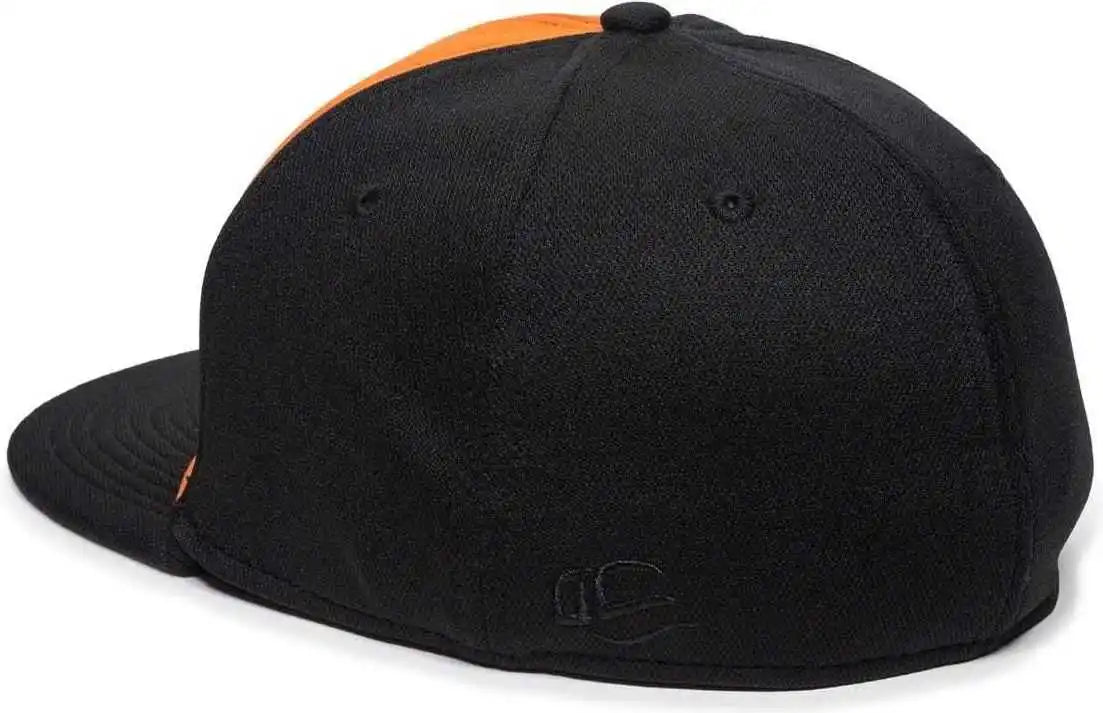 Oc Sports Tgs1930x Proflex Bamboo Charcoal Flat Visor Cap - Orange Bk