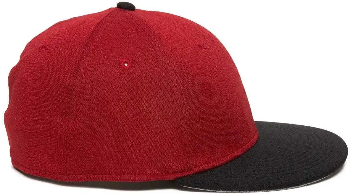 Oc Sports Tgs1930x Proflex Bamboo Charcoal Flat Visor Cap - Red Black