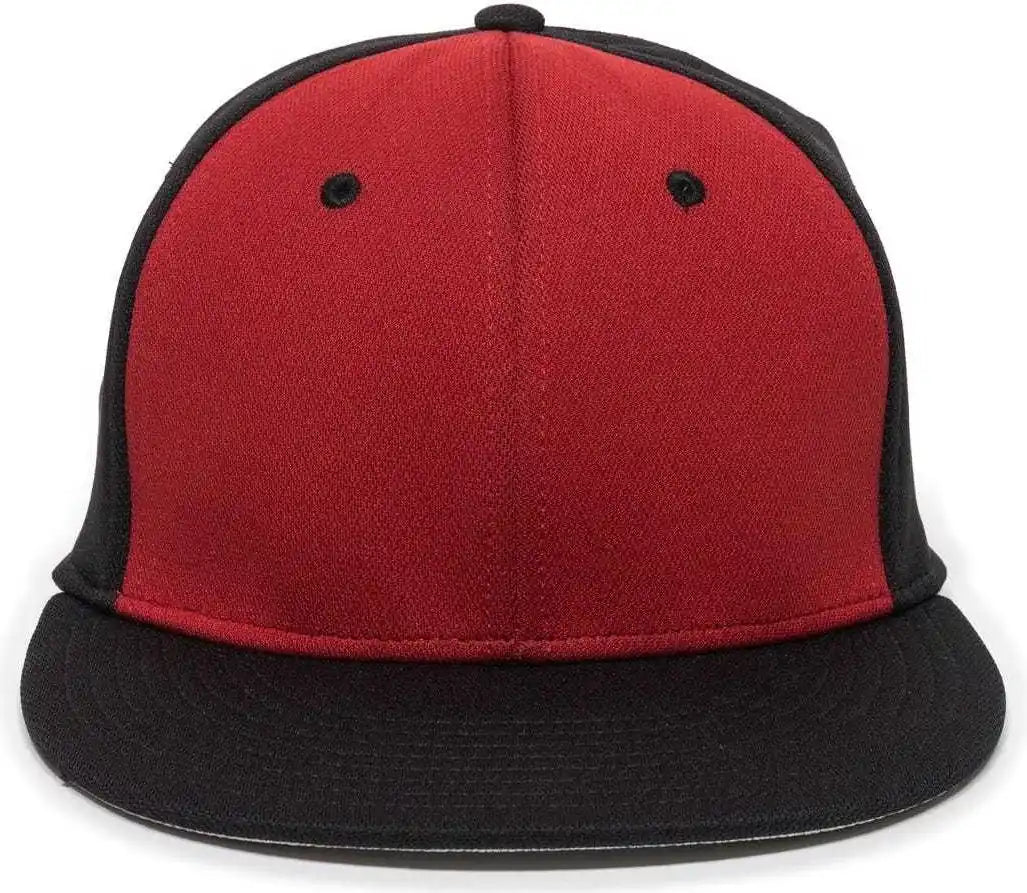 Oc Sports Tgs1930x Proflex Bamboo Charcoal Flat Visor Cap - Red Black