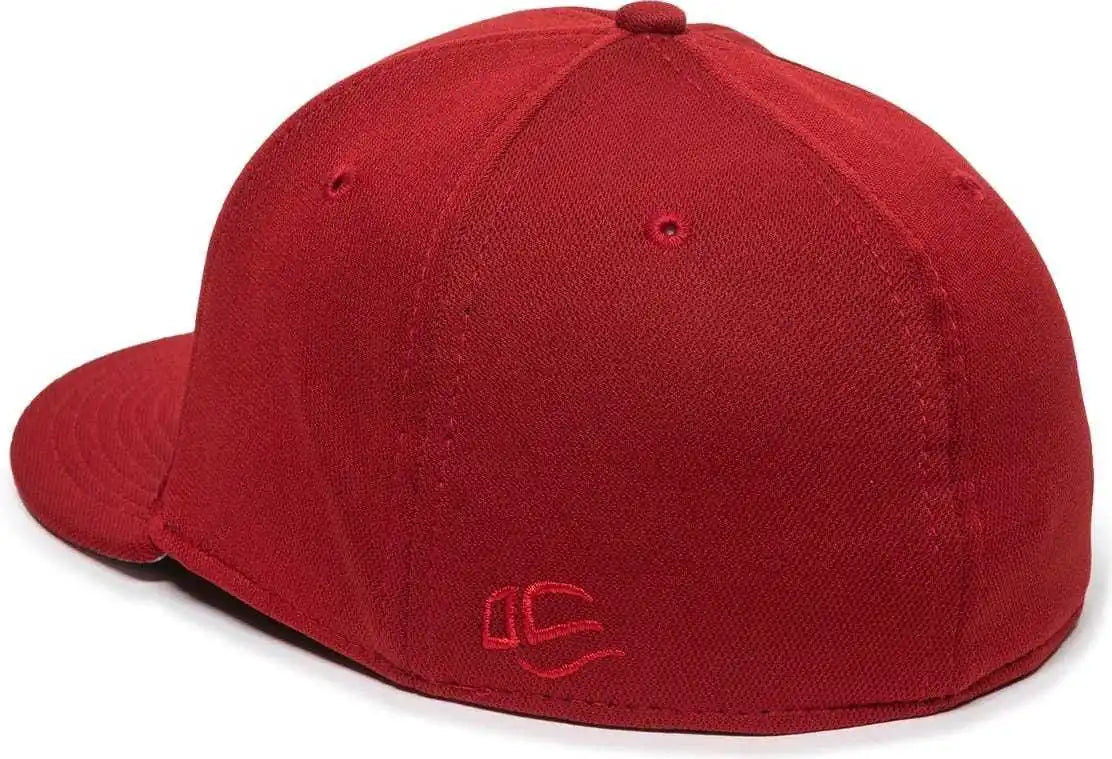 Oc Sports Tgs1930x Proflex Bamboo Charcoal Flat Visor Cap - Red