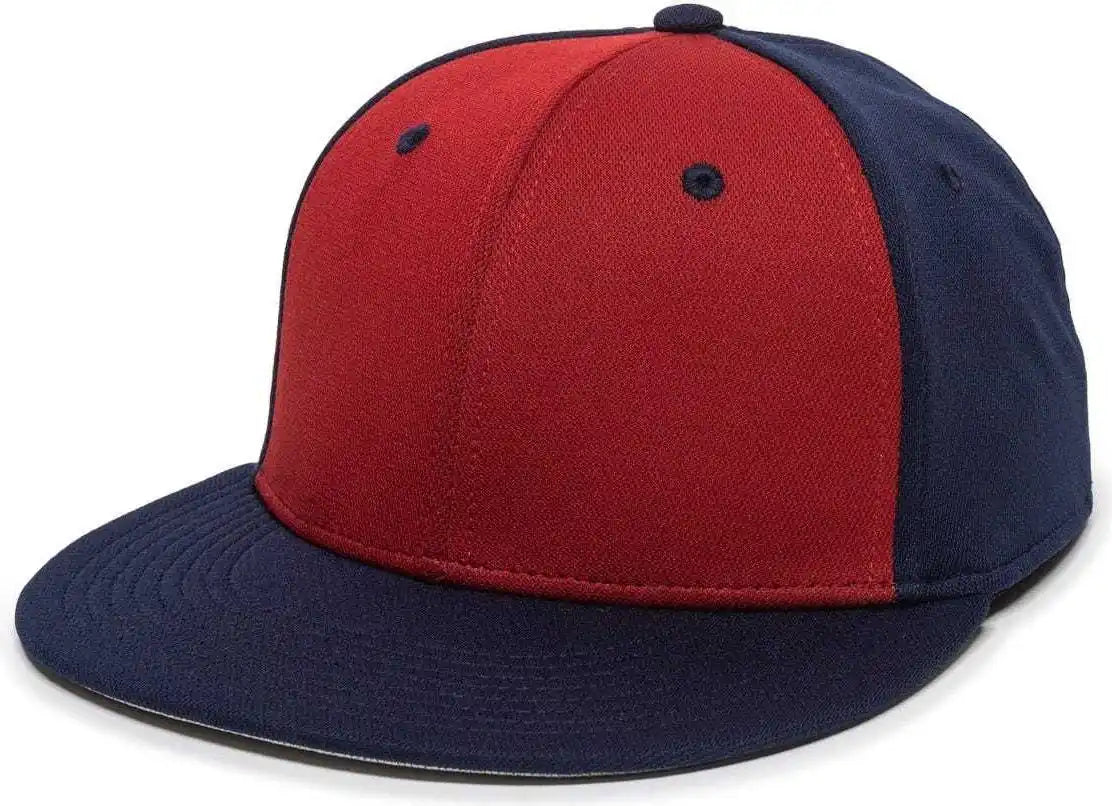 Oc Sports Tgs1930x Proflex Bamboo Charcoal Flat Visor Cap - Red Navy