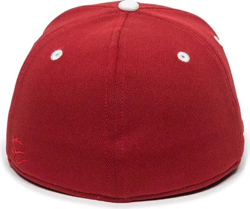 Oc Sports Tgs1930x Proflex Bamboo Charcoal Flat Visor Cap - Red White