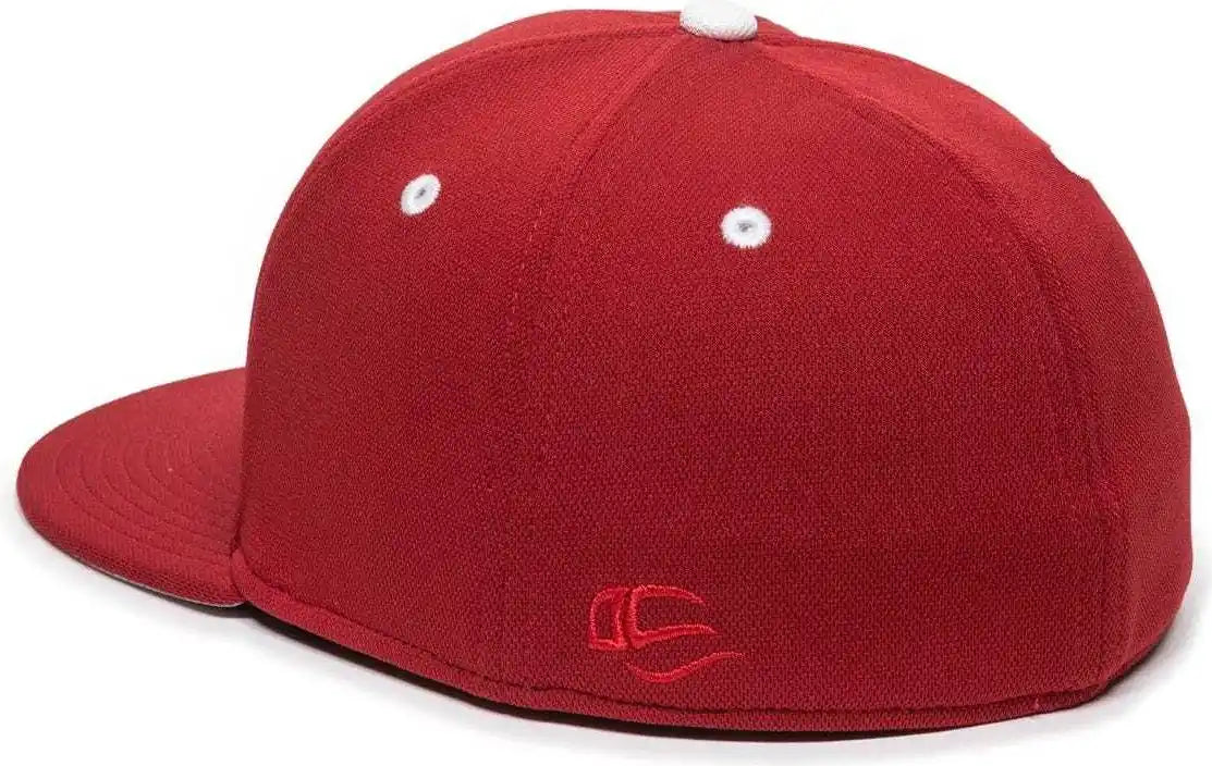 Oc Sports Tgs1930x Proflex Bamboo Charcoal Flat Visor Cap - Red White