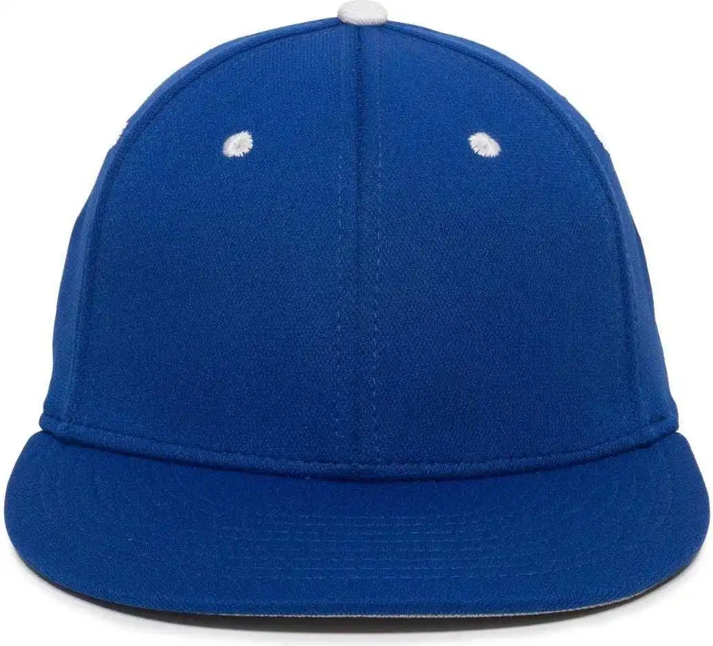 Oc Sports Tgs1930x Proflex Bamboo Charcoal Flat Visor Cap - Royal White