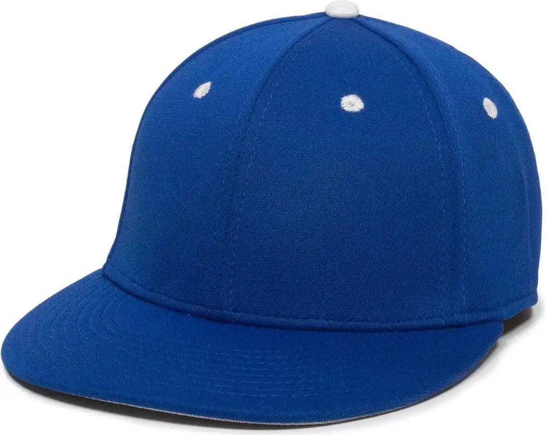 Oc Sports Tgs1930x Proflex Bamboo Charcoal Flat Visor Cap - Royal White