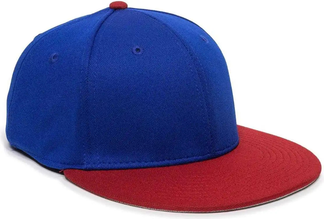 Oc Sports Tgs1930x Proflex Bamboo Charcoal Flat Visor Cap - Royal Red - 6 3/8’’ - 3/4’’