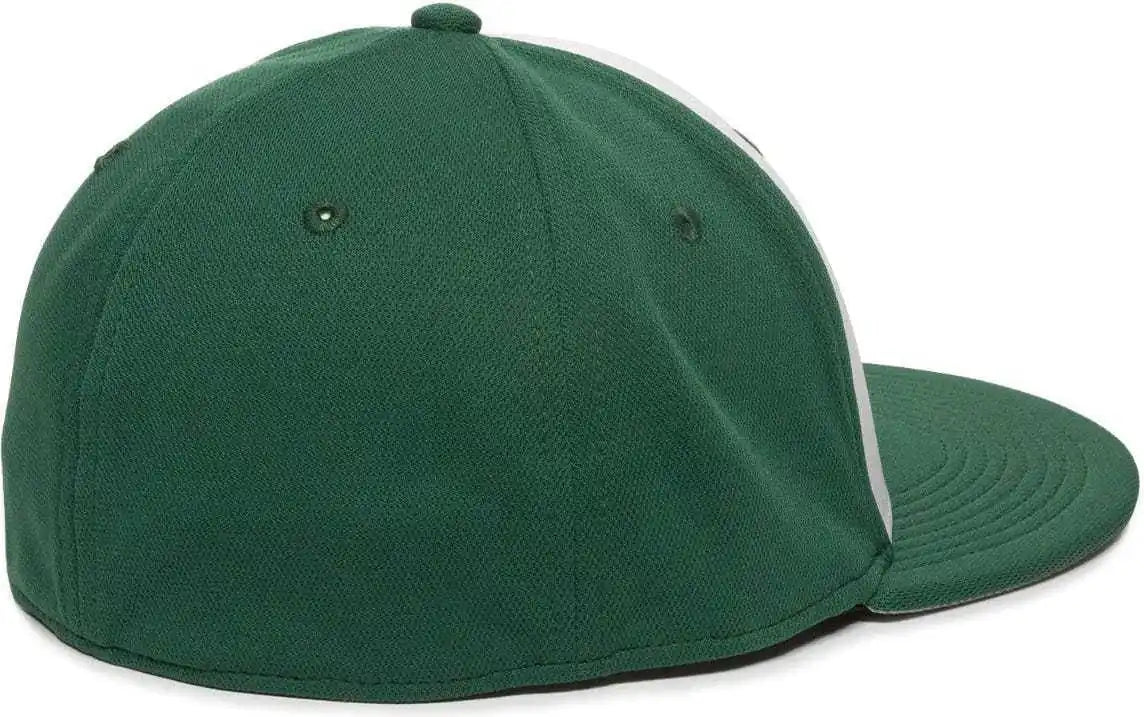 Oc Sports Tgs1930x Proflex Bamboo Charcoal Flat Visor Cap - Wh Dark Gn
