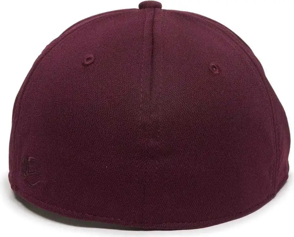 Oc Sports Tgs1930x Proflex Bamboo Charcoal Flat Visor Cap - Wh Maroon