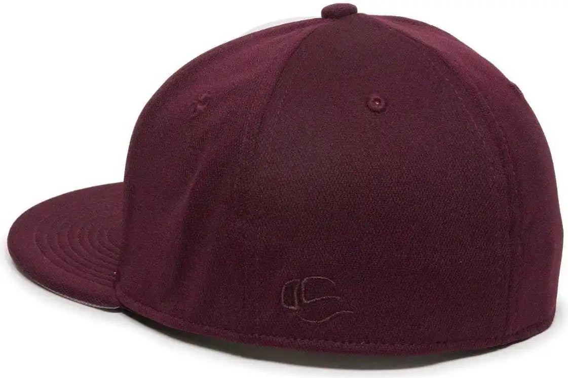 Oc Sports Tgs1930x Proflex Bamboo Charcoal Flat Visor Cap - Wh Maroon