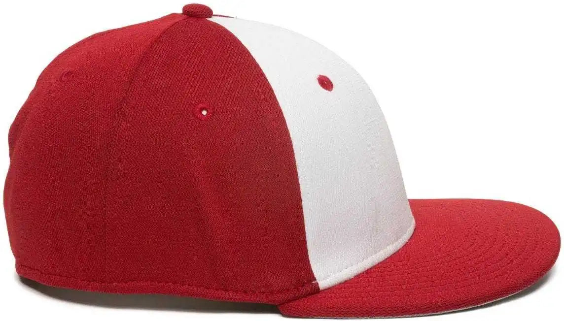 Oc Sports Tgs1930x Proflex Bamboo Charcoal Flat Visor Cap - Wh Red
