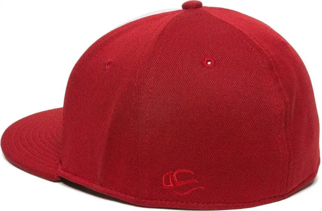 Oc Sports Tgs1930x Proflex Bamboo Charcoal Flat Visor Cap - Wh Red