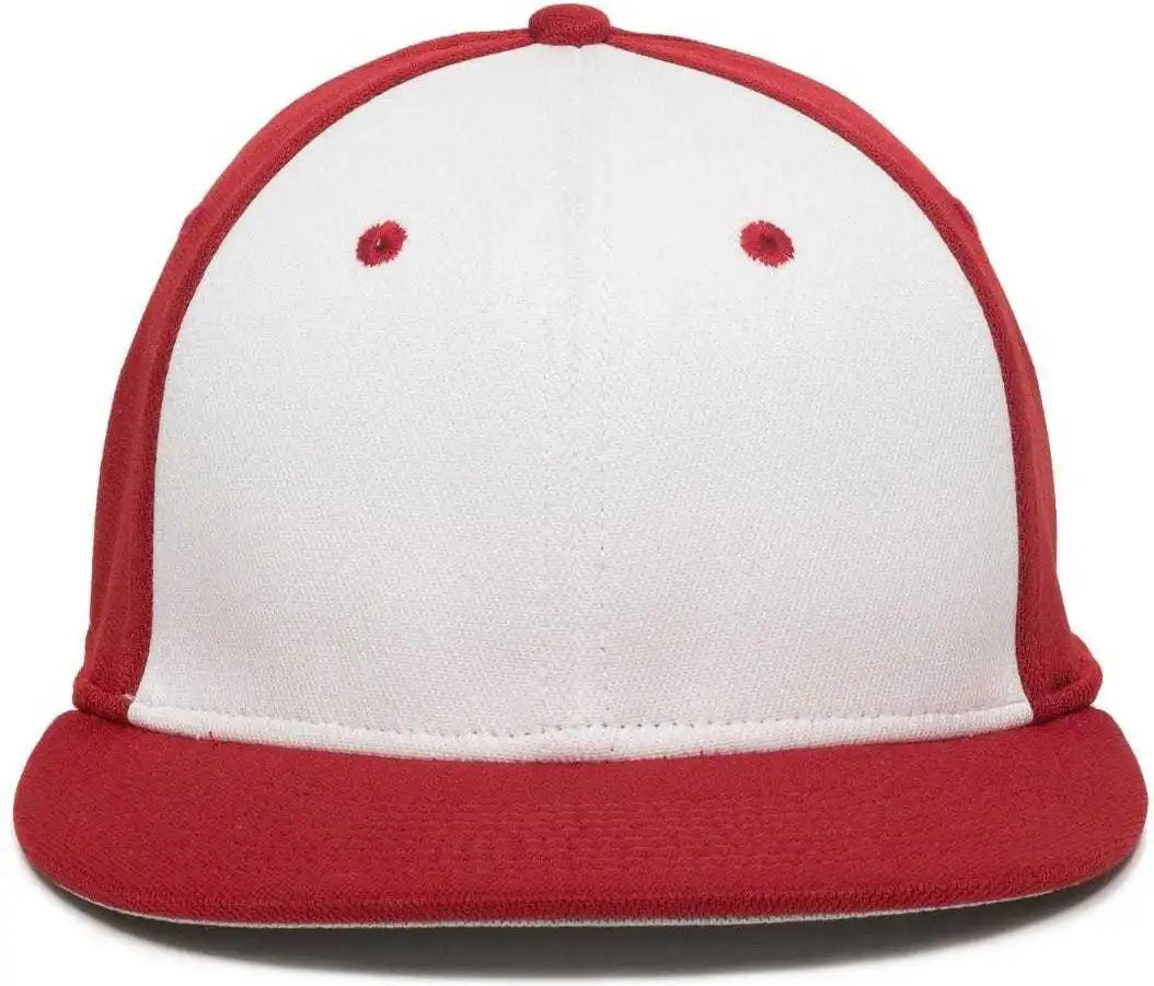 Oc Sports Tgs1930x Proflex Bamboo Charcoal Flat Visor Cap - Wh Red