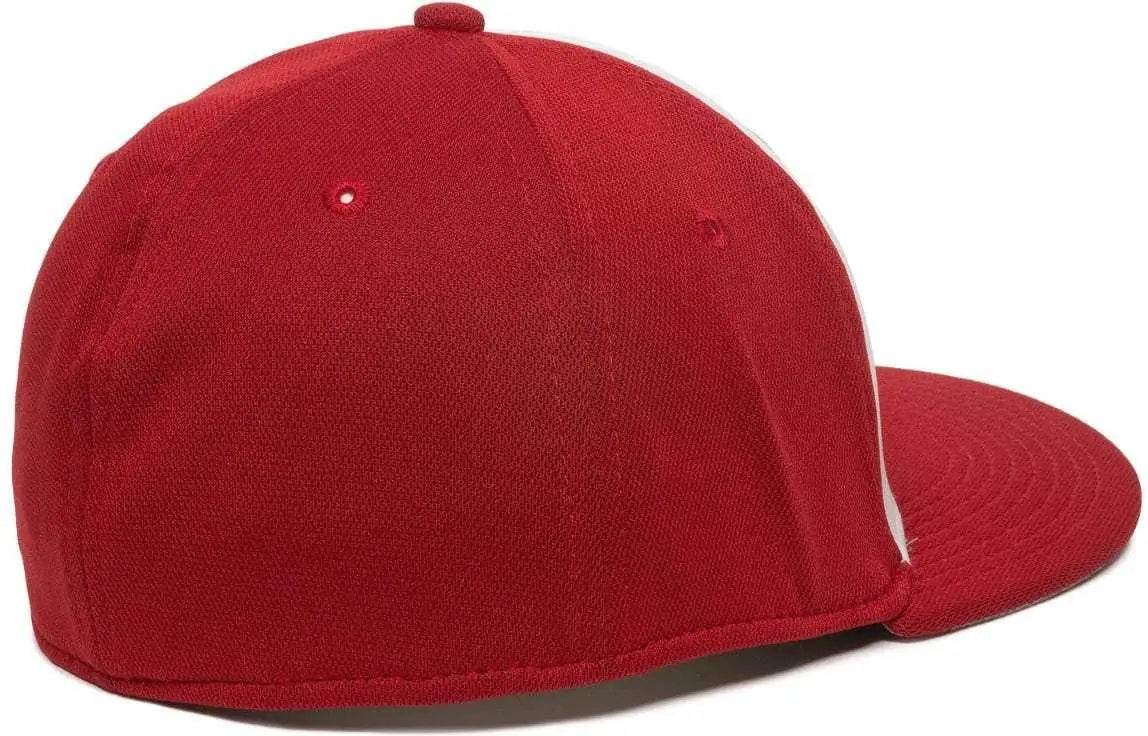 Oc Sports Tgs1930x Proflex Bamboo Charcoal Flat Visor Cap - Wh Red