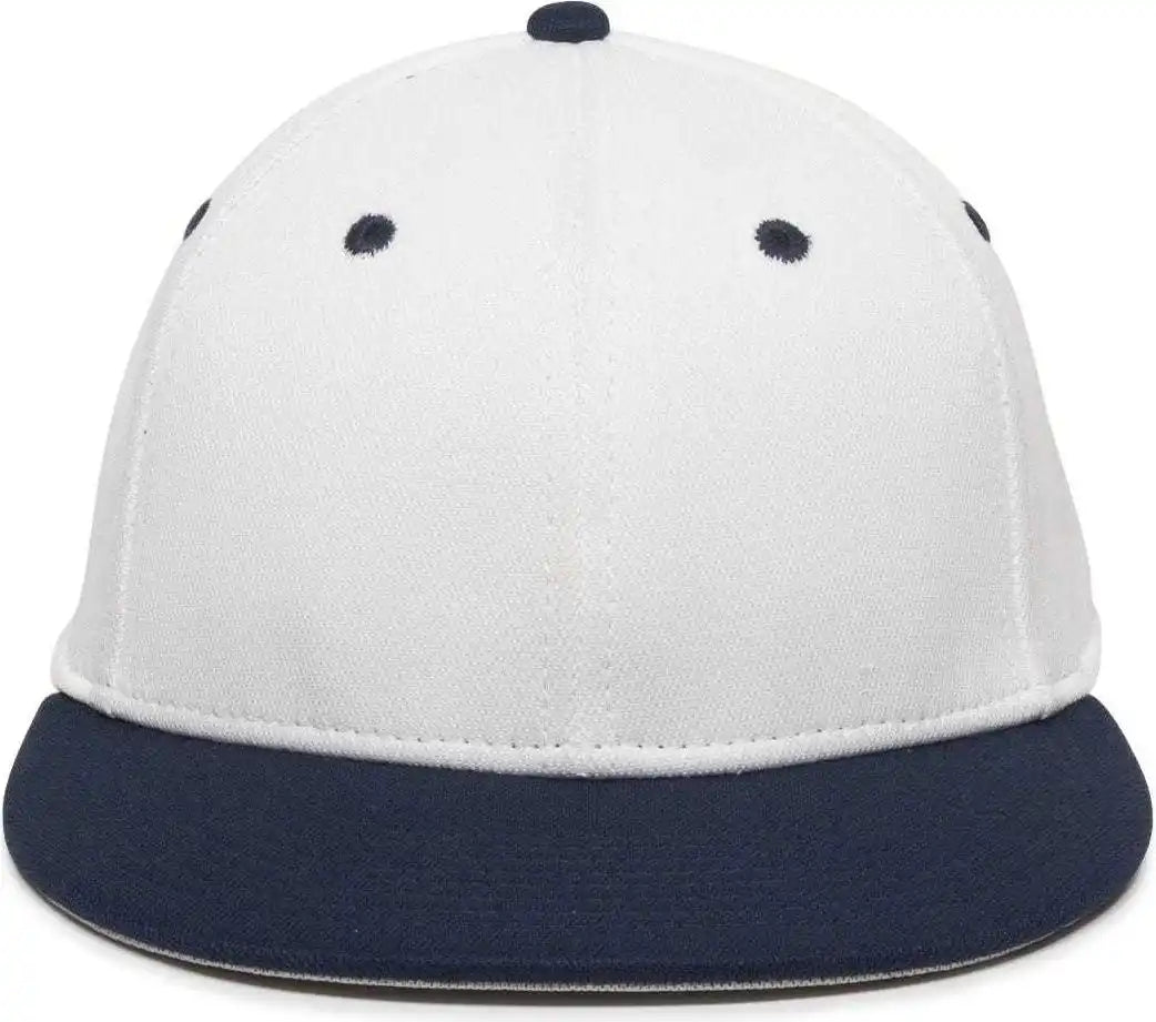 Oc Sports Tgs1930x Proflex Bamboo Charcoal Flat Visor Cap - White Navy