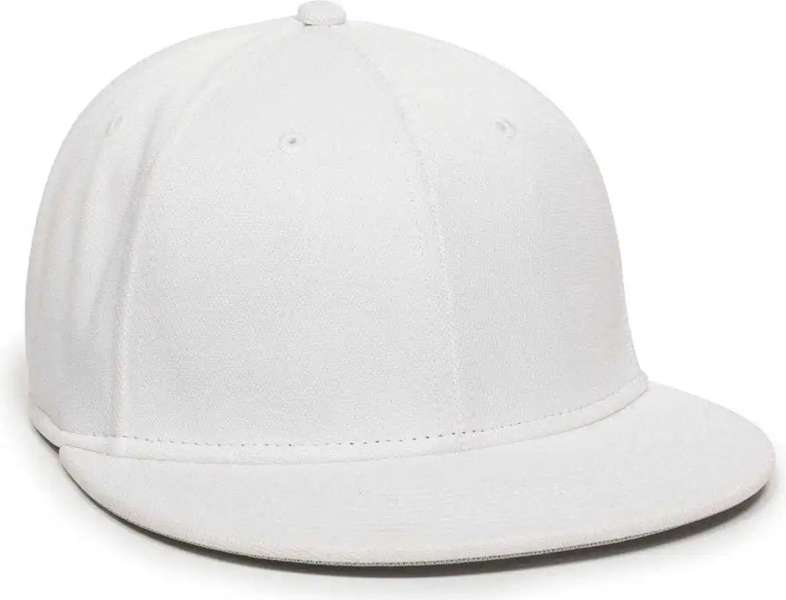 Oc Sports Tgs1930x Proflex Bamboo Charcoal Flat Visor Cap - White - 6 3/8’’ - 3/4’’