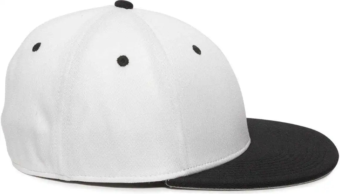 Oc Sports Tgs1930x Proflex Bamboo Charcoal Flat Visor Cap - White Bk