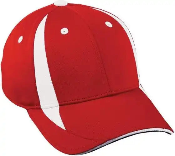 Oc Sports Tgs1965x Flexible Fitting Cap - Red White - 6 3/4’’ - 7 1/8’’