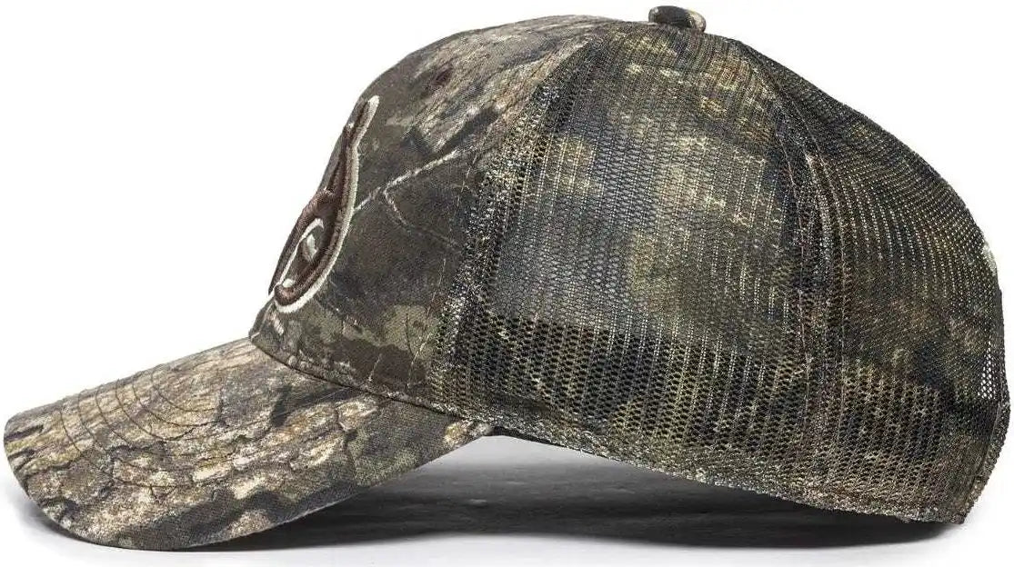 Oc Sports Trt85a Heavy Washed Camo Mesh Back Cap - Realtree Timber - 6 7/8’’ - 7 1/2’’