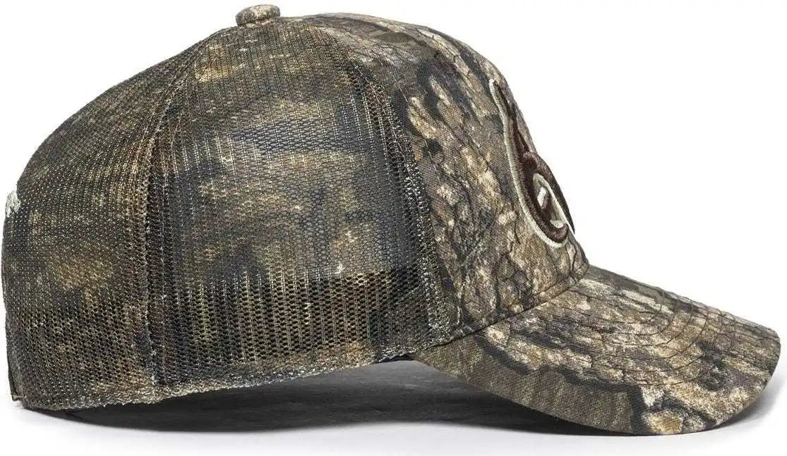 Oc Sports Trt85a Heavy Washed Camo Mesh Back Cap - Realtree Timber - 6 7/8’’ - 7 1/2’’