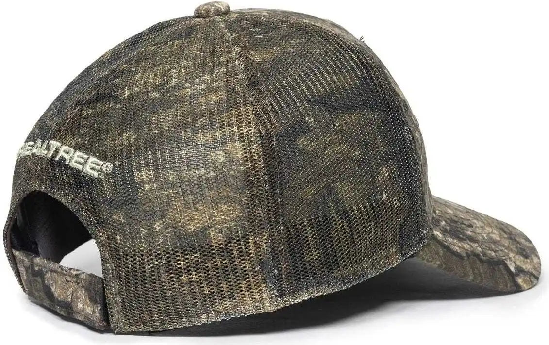 Oc Sports Trt85a Heavy Washed Camo Mesh Back Cap - Realtree Timber - 6 7/8’’ - 7 1/2’’