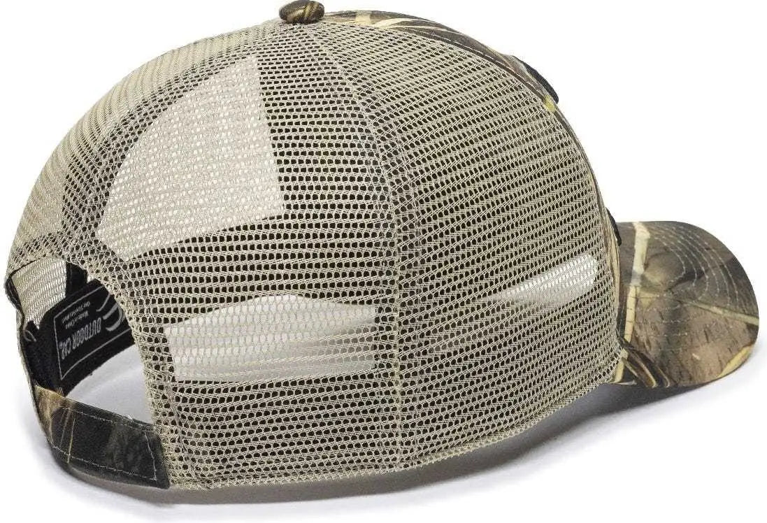 Oc Sports Tru01a Truetimber Mesh Back Cap - Drt Khaki - 6 7/8’’ - 7 1/2’’