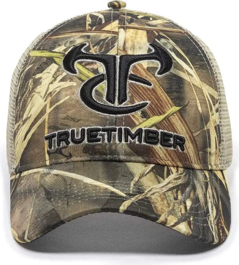Oc Sports Tru01a Truetimber Mesh Back Cap - Drt Khaki - 6 7/8’’ - 7 1/2’’