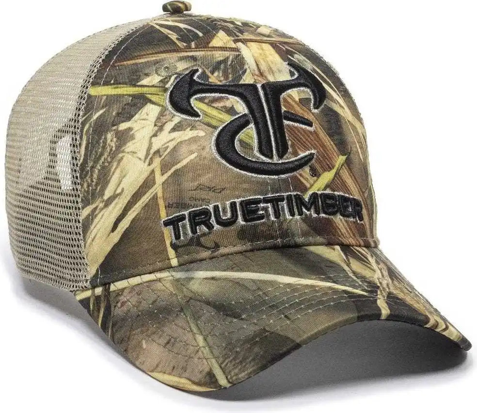 Oc Sports Tru01a Truetimber Mesh Back Cap Drt Khaki / 6 7/8’’ 7 1/2’’