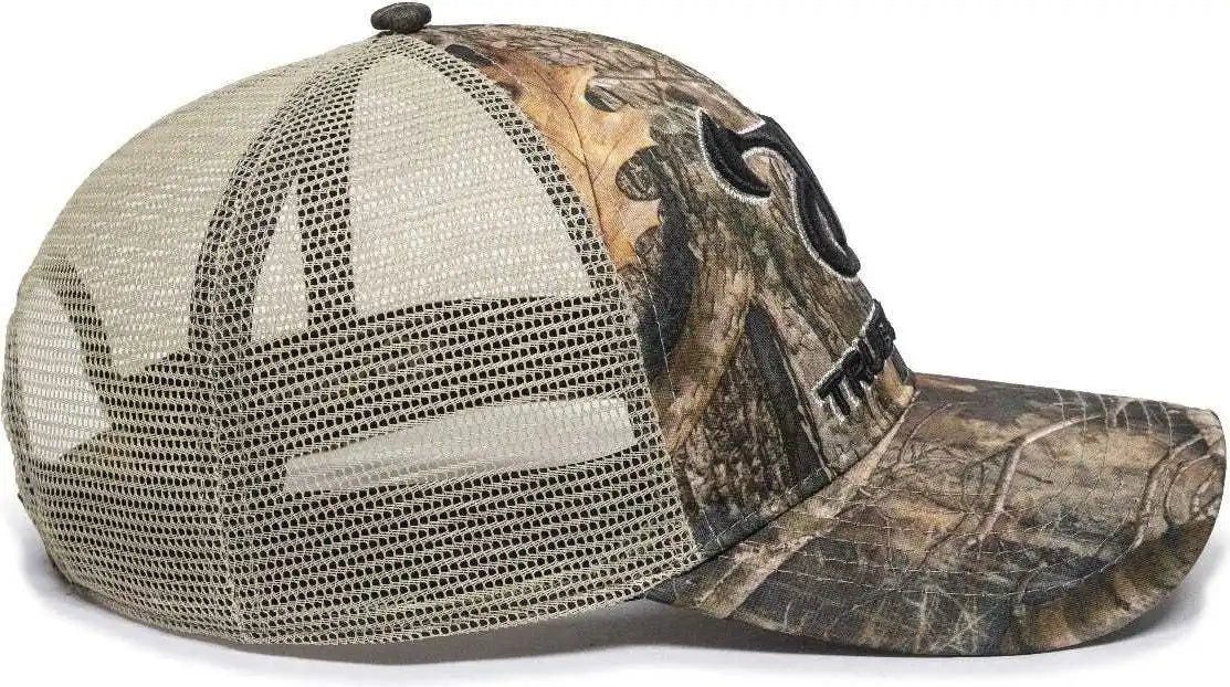 Oc Sports Tru01a Truetimber Mesh Back Cap - Kanati Khaki - 6 7/8’’ - 7 1/2’’