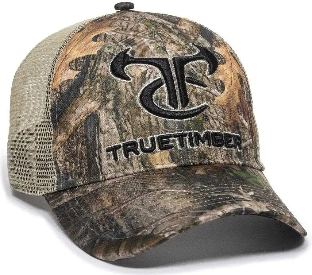 Oc Sports Tru01a Truetimber Mesh Back Cap Kanati Khaki / 6 7/8’’ 7 1/2’’