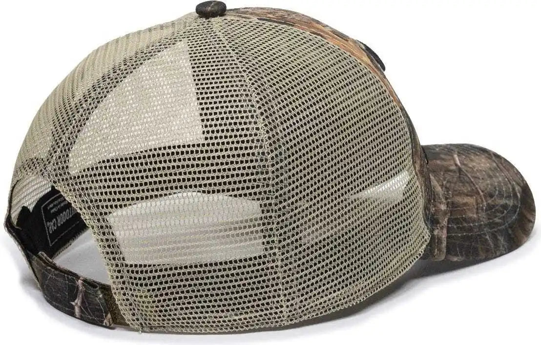 Oc Sports Tru01a Truetimber Mesh Back Cap - Kanati Khaki - 6 7/8’’ - 7 1/2’’