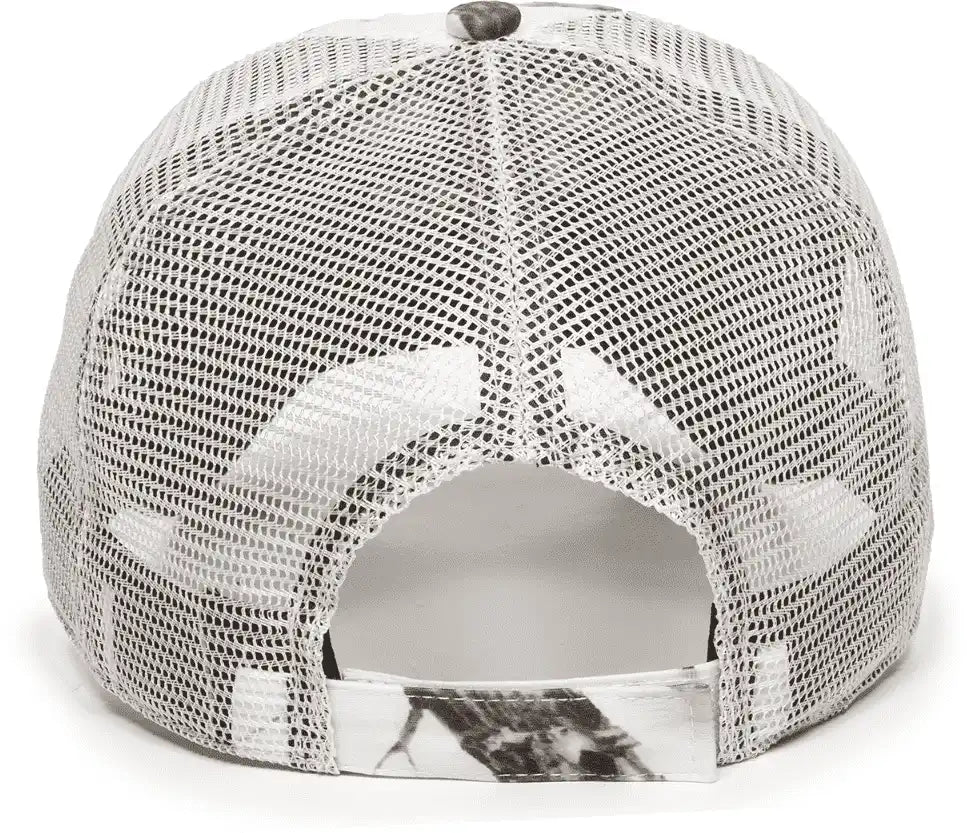 Oc Sports Tru01a Truetimber Mesh Back Cap - Mc2 Snow White - 6 7/8’’ - 7 1/2’’