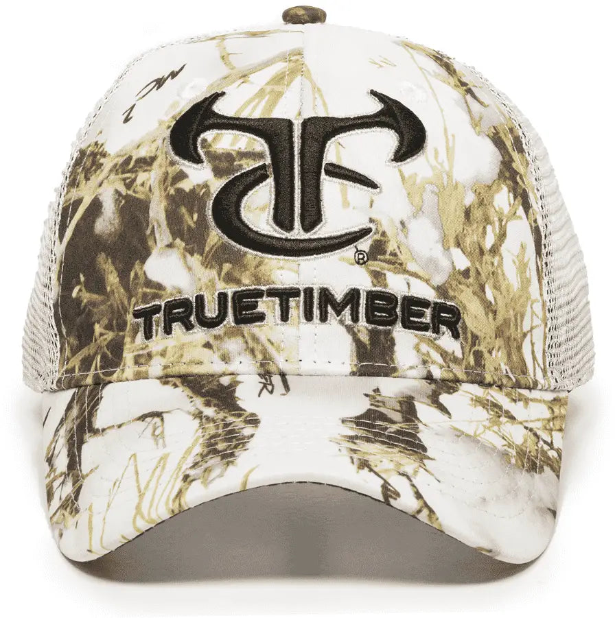 Oc Sports Tru01a Truetimber Mesh Back Cap - Mc2 Snow White - 6 7/8’’ - 7 1/2’’