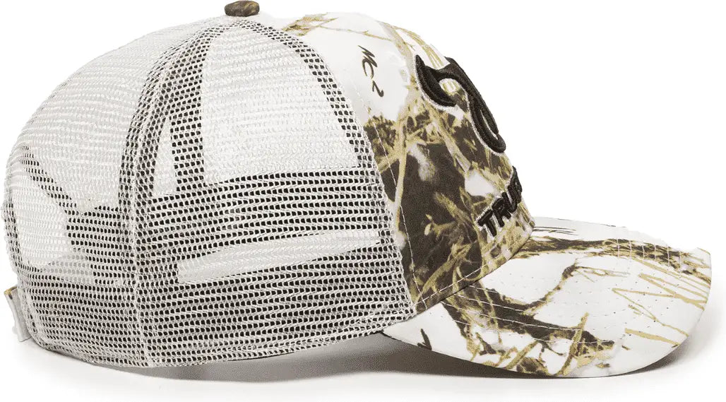 Oc Sports Tru01a Truetimber Mesh Back Cap - Mc2 Snow White - 6 7/8’’ - 7 1/2’’