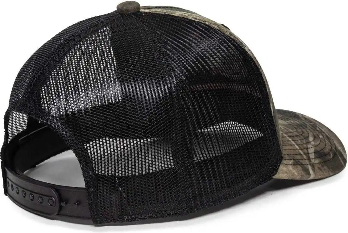 Oc Sports Tru04a Canvas Camo Mesh Back Cap Truetimber Kanati Black / 6 7/8’’ 7 1/2’’