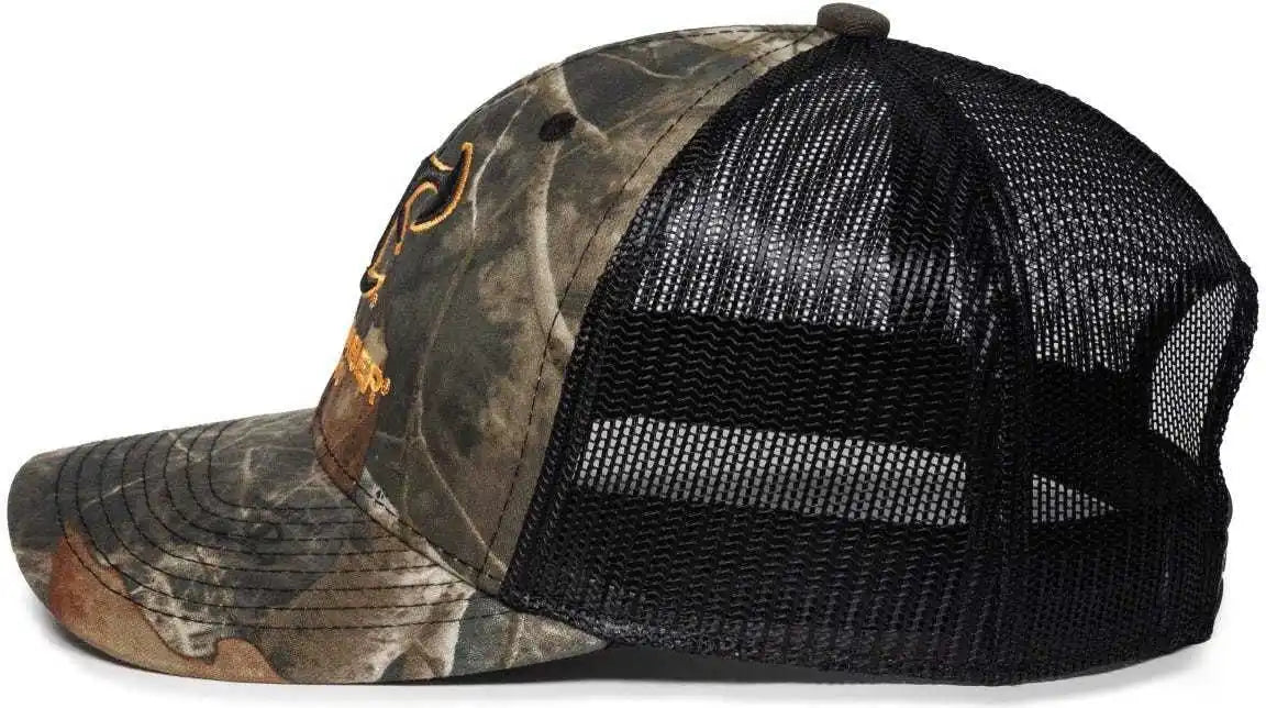 Oc Sports Tru04a Canvas Camo Mesh Back Cap Truetimber Kanati Black / 6 7/8’’ 7 1/2’’