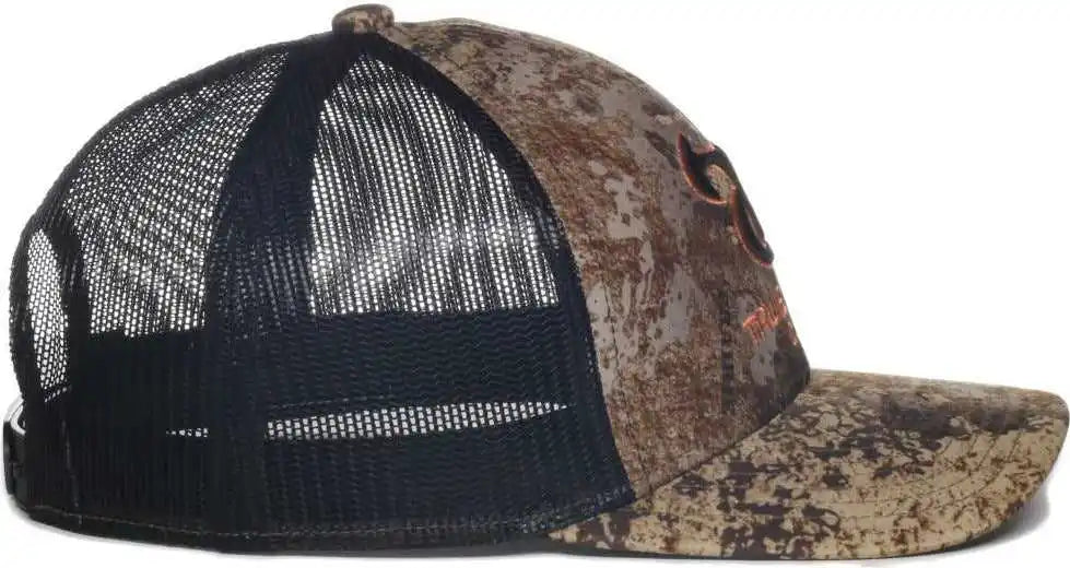 Oc Sports Tru04a Canvas Camo Mesh Back Cap Truetimber Prairie Black / Osfm